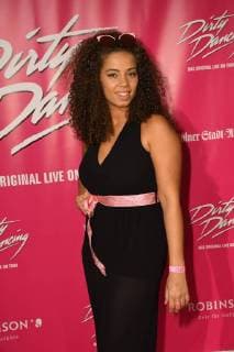 the Singer Michalke , at 26 10 2017 in Cologne to German premiere the Musical Dirty Dancing