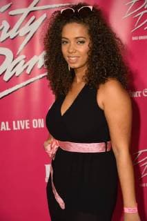 the Singer Michalke , at 26 10 2017 in Cologne to German premiere the Musical Dirty Dancing