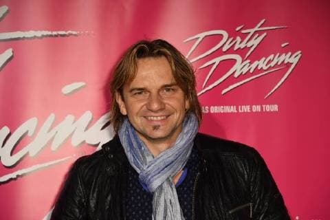 Musician Jens Streifling , at 26 10 2017 in Cologne to German premiere the Musical Dirty Dancing