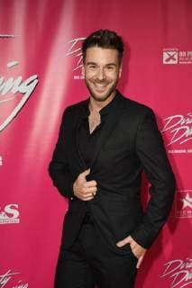 presenter Eric Schroth , at 26 10 2017 in Cologne to German premiere the Musical Dirty Dancing