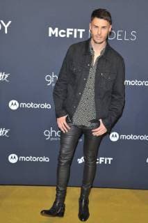 Baptiste Giabiconi Topmodel Arrival McFit Models Europe largest Award the sporty People with the New Body Award in Tempodrom in Berlin at 26 10 2017