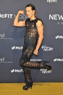 Jorge Gonzales Arrival McFit Models Europe largest Award the sporty People with the New Body Award in Tempodrom in Berlin at 26 10 2017