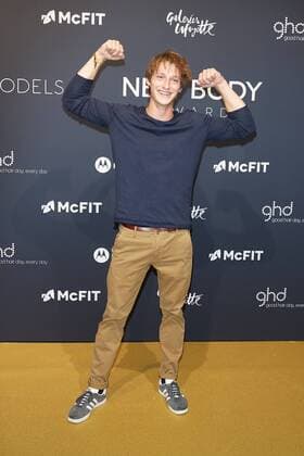 Moritz Hans Ninja Warrior Winner award Ceremony the McFit New Body Award in Berlin at 26 10 2017 McFit New Body Award