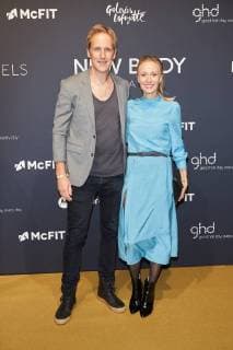 Jan Cock with Girlfriend Constanze award Ceremony the McFit New Body Award in Berlin at 26 10 2017 McFit New Body Award