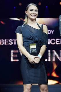 Best Influencer Award Winner Evelina award Ceremony the McFit New Body Award in Berlin at 26 10 2017 McFit New Body Award