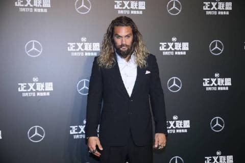 BEIJING, CHINA - OCTOBER 26: Actor Jason Momoa attends Justice League premiere at 798 Art Zone on October 26, 2017 in Beijing, China.  Copyright: xVCGx CFP111130869965