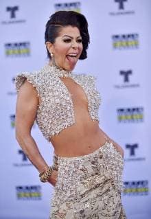 Recording artist Alejandra Guzman arrives for the Latin American Music Awards 2017 at Hollywood s Dolby Theatre in Los Angeles on October 26, 2017.  LAP20171026814 CHRISTINExCHEW