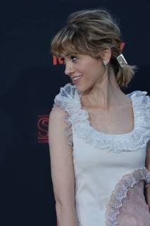 Cast member Natalia Dyer attends the premiere of Netflix s Stranger Things Season 2 at the Regency Bruin Theatre in Los Angeles on October 26, 2017. Storyline: When a young boy disappears, his mother, a police chief, and his friends must confront terrifying forces in order to get him back.  LAP2017102670 JIMxRUYMEN