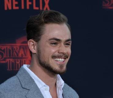 Cast member Dacre Montgomery attends the premiere of Netflix s Stranger Things Season 2 at the Regency Bruin Theatre in Los Angeles on October 26, 2017. Storyline: When a young boy disappears, his mother, a police chief, and his friends must confront terrifying forces in order to get him back.  LAP2017102685 JIMxRUYMEN