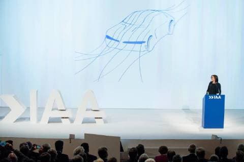Sheryl SANDBERG (COO, Facebook), Eroeffnungsfeier, Internationale Automobil- Aussstellung IAA 2017 in Frankfurt, am 14.09.2017. *** Sheryl Sandberg COO Facebook Grand Opening International Automobile Aussstellung IAA 2017 in Frankfurt at 14 09 2017