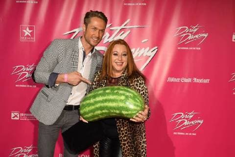 the Model Nico Tail and Actress Rebecca Siemoneit Barum , at 26 10 2017 in Cologne to German premiere the Musical Dirty Dancing