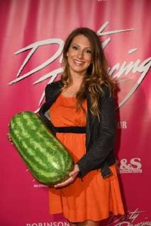 Presenter Mara Bergmann , at 26 10 2017 in Cologne to German premiere the Musical Dirty Dancing