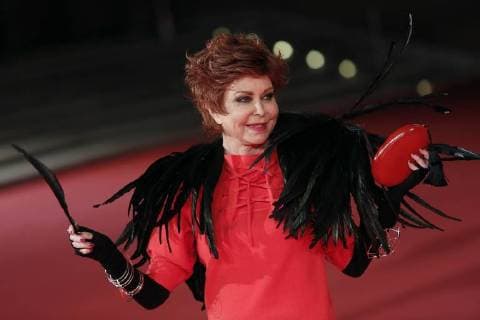 Marina Ripa di Meana Roma 27 10 2017. Auditorium parco della Musica. Festa del Cinema di Roma 2017. Rome October 27th 2017. Rome Film Fest 2017 Foto Samantha Zucchi Insidefoto SamanthaxZucchi