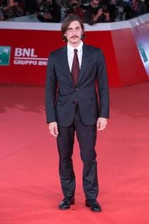 Rome: Una Questione Privata Film Festival Italian actor Luca Marinetti during the red carpet of the film Una Questione Privata directed by Vittorio and Paolo Taviani, on the second day of the Rome Film Festival 2017. Rome Italy Auditorium Parco della Musica  MatteoxNardone
