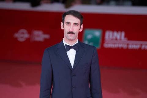 Rome: Una Questione Privata Film Festival Italian actor Giuseppe Lo Piccolo during the red carpet of the film Una Questione Privata directed by Vittorio and Paolo Taviani, on the second day of the Rome Film Festival 2017. Rome Italy Auditorium Parco della Musica  MatteoxNardone