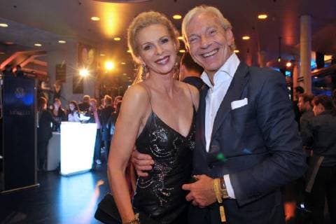 Grit white Prof Jo Groebel McFit Models Europe largest Award the sporty People with the New Body Award in Tempodrom in Berlin at 26 10 2017