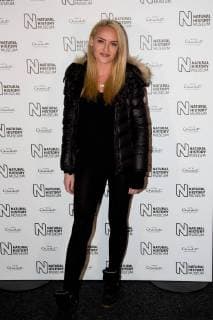 English reality TV star Daisy Robins attending London s Natural History Museum ice rink launch. OCTOBER 27th 2017  DFLx172516