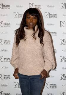 English TV chef Lorainne Pascale attending London s Natural History Museum ice rink launch. OCTOBER 27th 2017  DFLx172516