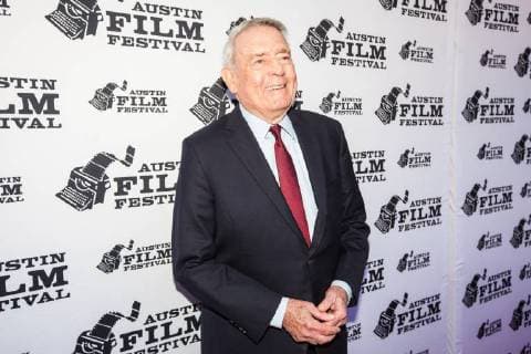 October 28, 2017 - Austin, Texas, USA - Dan Rather arrives on the Red Carpet at the Paramount Theater for the Austin Film Festival 2017 premiere of the movie Fail State. Austin, Tx, October 28th, 2017 (10 28 17). Photo of DAN RATHER. Austin USA - ZUMAm222 20171028_zap_m222_010 Copyright: xMichaelxMullenixx