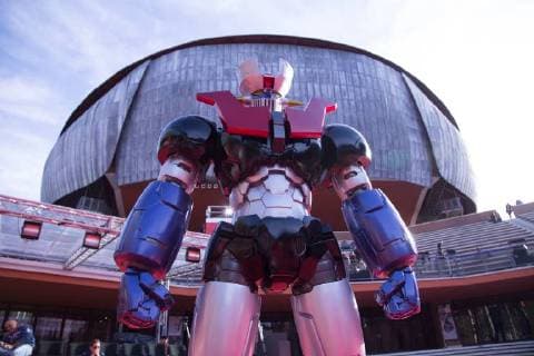 Rome: Mazinger Z in Film Festival Red Carpet dedicated to manga Mazinger Z during the third day of the Rome Film Fest Rome Italy Auditorium Parco della Musica  MatteoxNardone