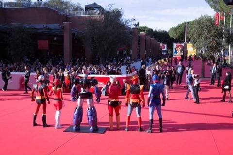 Rome: Mazinger Z in Film Festival Red Carpet dedicated to manga Mazinger Z during the third day of the Rome Film Fest Rome Italy Auditorium Parco della Musica  MatteoxNardone