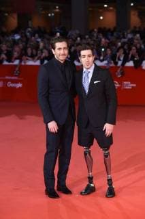 Bilder des Tages Rome Cinema Fest 2017. Rome Film Festival. Red Carpet film Stronger . Pictured: Jake Gyllenhaal and Jeff Bauman  Copyright: xMaurizioxD Avanzox xIPAx xMaurizioxDxAvanzox