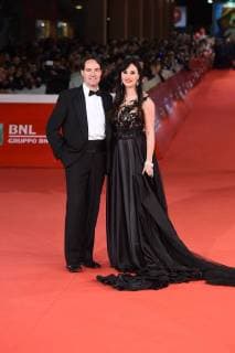 Rome Cinema Fest 2017. Rome Film Festival. Red Carpet film Stronger . Pictured: Isabelle Adriani and Vittorio Palazzi  Copyright: xMaurizioxD Avanzox xIPAx xMaurizioxDxAvanzox