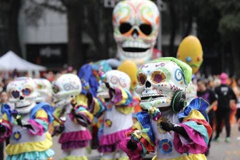 October 28 2017 EUM20171028NAC10 JPG CIUDAD DE MEXICO TraditionsTradiciones Dia de Muertos Aspectos del Desfile del Dia de Muertos 28 de octubre de 2017 Foto Agencia EL UNIVERSALJuan Carlos ReyesJMA  - ZUMAu78_ 20171028_zaf_u78_090 Copyright: xElxUniversalx