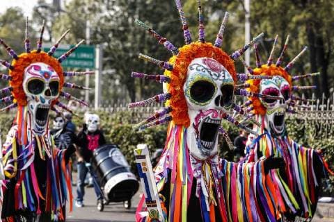 October 28 2017 EUM20171028NAC19 JPG CIUDAD DE MEXICO TraditionsTradiciones Dia de Muertos Aspectos del Desfile del Dia de Muertos 28 de octubre de 2017 Foto Agencia EL UNIVERSALYadin XolalpaJMA  - ZUMAu78_ 20171028_zaf_u78_098 Copyright: xElxUniversalx