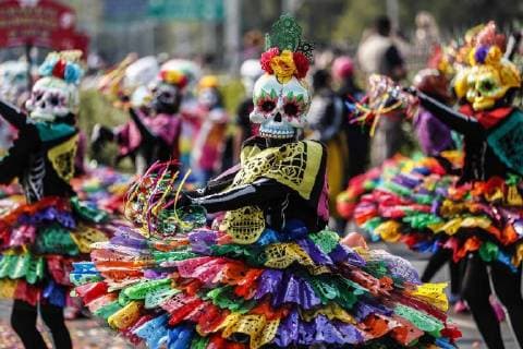 October 28 2017 EUM20171028NAC23 JPG CIUDAD DE MEXICO TraditionsTradiciones Dia de Muertos Aspectos del Desfile del Dia de Muertos 28 de octubre de 2017 Foto Agencia EL UNIVERSALYadin XolalpaJMA  - ZUMAu78_ 20171028_zaf_u78_102 Copyright: xElxUniversalx