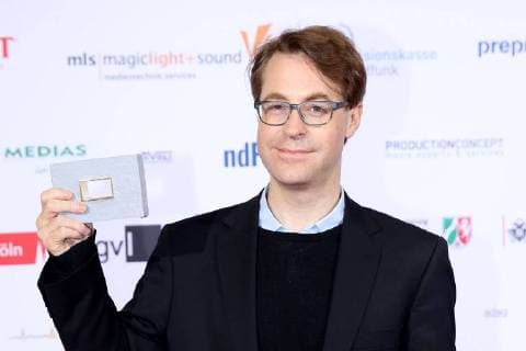 Prize winners Christoph menardi at the German Academy for Television award Ceremony and Award at 28 10 2017 in Cologne German Academy for Television award Ceremony Award in Cologne 2017