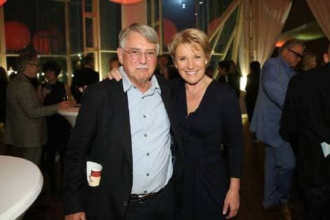 Heinrich Breloer and Mariele Millowitsch at the German Academy for Television award Ceremony and Award at 28 10 2017 in Cologne German Academy for Television award Ceremony Award in Cologne 2017