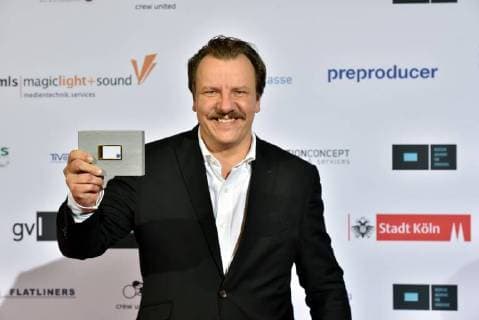 Actor Ronald Kukulies received Prize for best Supporting role in Crime scene – Borowski and the close the North at 28 10 2017 in Cologne at the award Ceremony from Awards to Television professionals all Trades through the German Academy for Television daff to 5 times will here outstanding Benefits at the Production German Television programmes appreciated