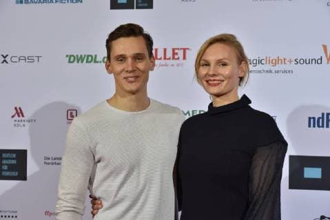 Actor Rick Okon and Rosalie Thomass at 28 10 2017 in Cologne at the award Ceremony from Awards to Television professionals all Trades through the German Academy for Television daff to 5 times will here outstanding Benefits at the Production German Television programmes appreciated