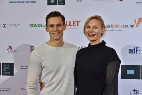 Actor Rick Okon and Rosalie Thomass at 28 10 2017 in Cologne at the award Ceremony from Awards to Television professionals all Trades through the German Academy for Television daff to 5 times will here outstanding Benefits at the Production German Television programmes appreciated