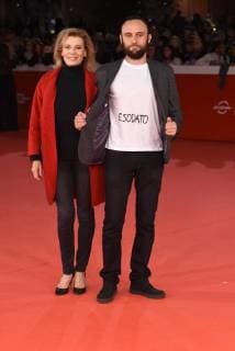 Foto IPP Gioia Botteghi 29 10 2017 Roma Festa del cinema di Roma red carpet Daniela Poggi con Ciro Formisano Italy Photo Press - World Copyright  0