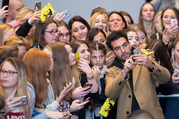 Film Fack JU Göhte 3 Film Fack JU Göhte 3 presentation in Cinema Cinemaxx Dammtor with Actor Elyas M Barek Hamburg 29 10 2017
