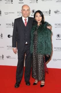 Hamburg Director Christian Berger with Diana Echo Classical 2017 award Ceremony in the Elbphilharmonie in Hamburg at 29 10 2017