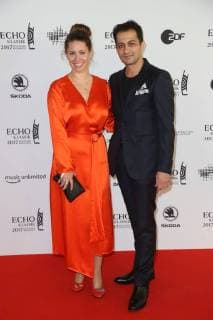 Hamburg Arash with Catherine Echo Classical 2017 award Ceremony in the Elbphilharmonie in Hamburg at 29 10 2017