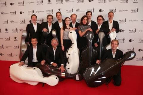 Hamburg the 12 Cellists the Berlin Philharmonic Echo Classical 2017 award Ceremony in the Elbphilharmonie in Hamburg at 29 10 2017