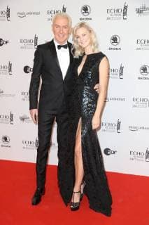 Hamburg H P Baxxter with Lysa Geller Echo Classical 2017 award Ceremony in the Elbphilharmonie in Hamburg at 29 10 2017