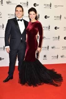 Ksenija Sidorova and her Husband Jose Luis Arizaga at the award Ceremony of Echo Classical at 29 10 2017 in Hamburg Echo Classical 2017 in Hamburg