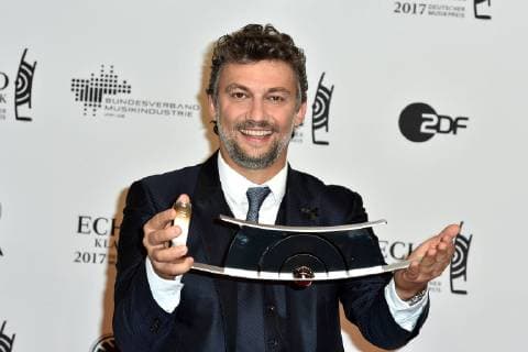 Prize winners Jonas Kaufmann at the award Ceremony of Echo Classical at 29 10 2017 in Hamburg Echo Classical 2017 in Hamburg Preistraeger photo call