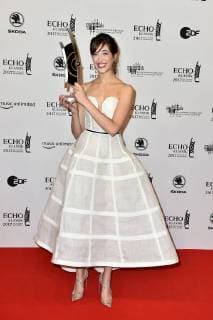 Prize winner Camille Thomas at the award Ceremony of Echo Classical at 29 10 2017 in Hamburg Echo Classical 2017 in Hamburg