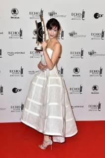 Prize winner Camille Thomas at the award Ceremony of Echo Classical at 29 10 2017 in Hamburg Echo Classical 2017 in Hamburg