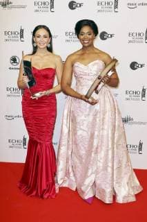 Aida Garifullina and Pretty Yende at the 24 award Ceremony the Echo Classical 2017 in the Elbphilharmonie Hamburg 29 10 2017 Foto:xC.xTamckex xFuturexImage