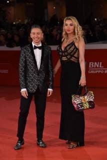 Foto IPP Gioia Botteghi 30 10 2017 Roma Festa del cinema di Roma red carpet Good Food, Valeria Marini e Gianluca Mech Italy Photo Press - World Copyright  0