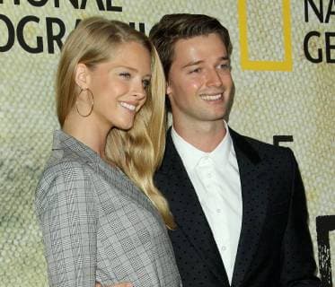 Los Angeles, CA, U.S. - 30 October 2017 - Los Angeles, California - Abby Champion and Patrick Schwarzenegger. National Geographic The Long Road Home Premiere held at Royce Hall in UCLA in Los Angeles. Photo Credit: AdMedia Los Angeles U.S. - ZUMAa123 20161030_zaa_a123_494 Copyright: xAdmediax