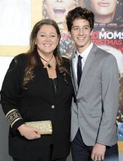 October 30, 2017 - Hollywood, California, U.S. - Camryn Manheim, Milo Manheim attends The Los Angeles Premiere of A Bad Moms Christmas held at the Regency Village Theater in Westwood, California on October 30, 2017. 2017 Hollywood U.S. - ZUMAl86_ 20171030_zaf_l86_013 Copyright: xDavexLongendykex