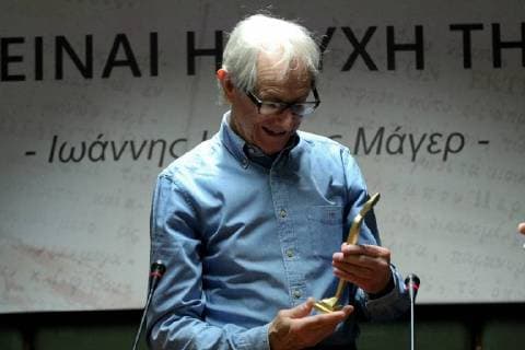 October 31, 2017 - British director KEN LOACH awarded during the 30th Panorama of European Cinema. - ZUMAv62_ 20171031_zaf_v62_015 Copyright: xAristidisxVafeiadakisx